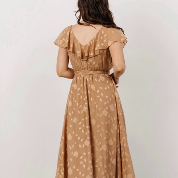 NWT Baltic born “Marion Jacquard Ruffle Maxi Dress” - Picture 3 of 7